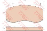 Set placute frana,frana disc JEEP GRAND CHEROKEE III (WH, WK) (2005 - 2010) TRW GDB4449
