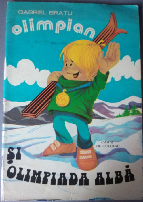 Olimpian si olimpiada alba(carte de colorat) Gabriel Bratu 1977