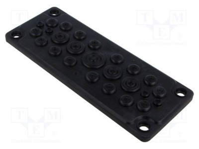 Garnitură elastomer termoplastic TPE cu multiple orificii HT HI TECH POLYMERS foto