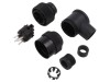 Conector circular 400V PIN 5 mufă tată pe cablu 20A