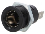 Soclu Mini Brichetă Auto 16A Negru