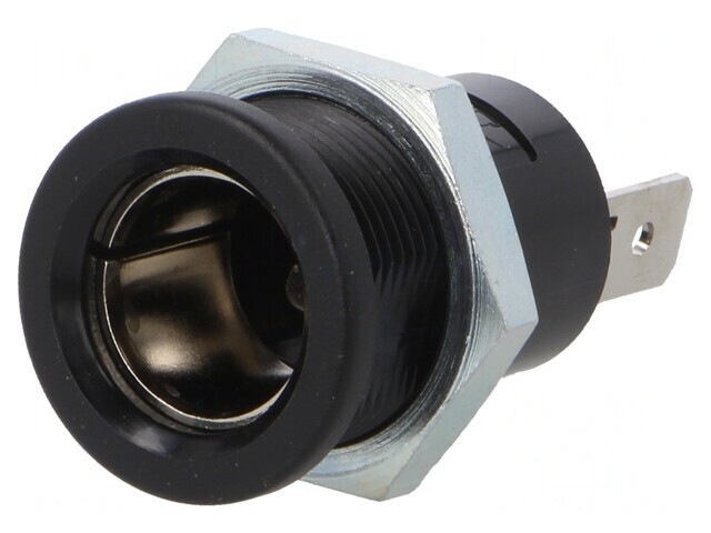 Soclu Mini Brichetă Auto 16A Negru