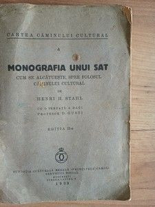 Monografia unui sat- Henri Stahl foto