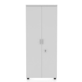 Cumpara ieftin Dulap birou STANDARD 80 x 40 x 192 cm PAL 2 usi alb