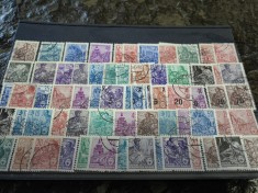Lot timbre stampilate DDR, Germania de Est, anii 1940-50, serii cota buna
