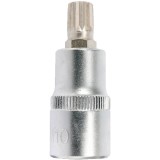Yato YT-04343 - Capat cheie tubulara cu profil spline exterior sistem de prindere 1/2 inch M10