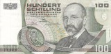 AUSTRIA 100 schilling 1984 VF+!!!