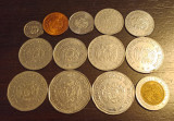 Lot 13 monede diferite Bolivia, America Centrala si de Sud
