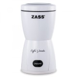 Rasnita electrica de cafea Zass ZCG 05, 150W, 80g, Alb - NOU