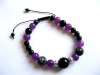 Bratara obsidian, jad, howlite si onix, pietre semipretioase 28619