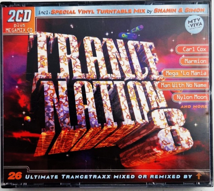 various - Trance Nation 8 VG+ / VG+ 3 cd muzica trance Club Tools Germania 1996