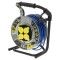 Prelungitor alimentare KEL 3x1,5mm2 4 prize PUR albastru 50m 16A