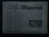 ZIARUL SPORTUL 29 OCTOMBRIE 1982