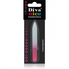 Diva & Nice Cosmetics Accessories pila de unghii din sticla mic Pink