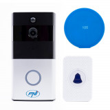 Cumpara ieftin Interfon video inteligent PNI SafeHome PT710B, WiFi, HD, P2P, aplicatie dedicata Tuya Smart, cu sticky Pad Blue inclus