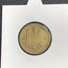 Moneda 10 lei 1930 fără semn monetarie
