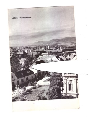 CP Medias - Vedere generala, RPR, circulata 1960, stare foarte buna foto