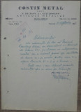 Document Costin Metal, Societate Articole Metalice Bucuresti 1947