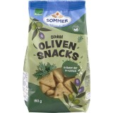 Snack vegan din spelta cu masline si ierburi de provence, eco