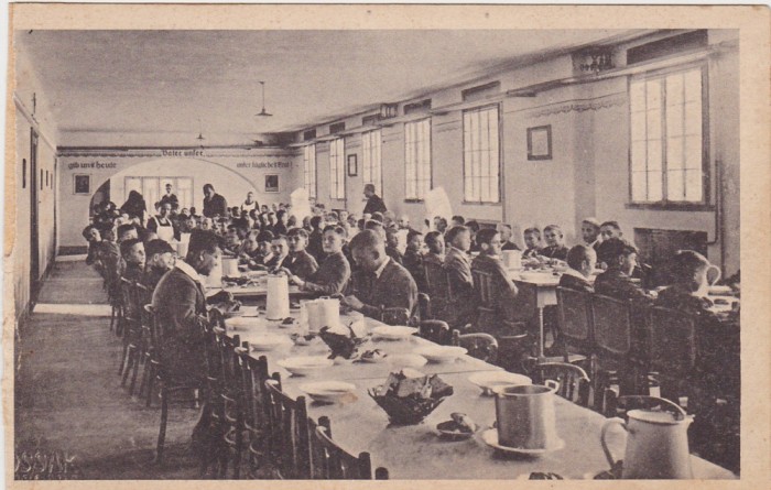 CP Timisoara Liceul Banatia Sala de mese Temeswar Banatia ND(1930)