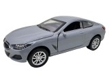 Macheta BMW M8 Coupe Gri 1:32 replica metal lumini si sunete, usi deschise