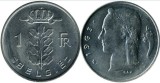 Belgia 1967 - 1 franc, circulata