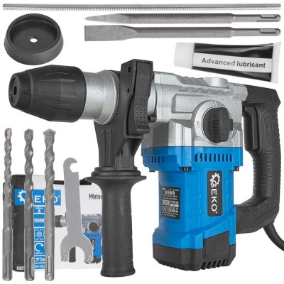 Ciocan rotopercutor SDS+, 1010 W, 4J, Geko G80707 foto