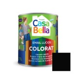 Vopsea alchidica pentru lemn / metal, Casabella, interior / exterior, negru, 0.75 L