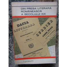 AUREL PETRESCU - DIN PRESA LITERARA ROMANEASCA A SECOLULUI XIX