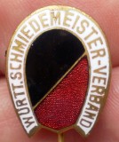 I.813 INSIGNA GERMANIA STICKPIN W&uuml;rttemberg Schmiedemeister Verband h18mm email