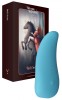 Vibrator ThrillLeaf FairyGasm, 10 Moduri Vibratii, Silicon, USB, Albastru, 9.8 cm