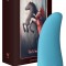 Vibrator ThrillLeaf FairyGasm, 10 Moduri Vibratii, Silicon, USB, Albastru, 9.8 cm