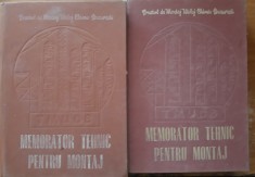 TMUCB memorator tehnic pentru montaj 2 vol.