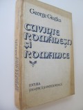 Cuvinte romanesti si romanice -George Giuglea