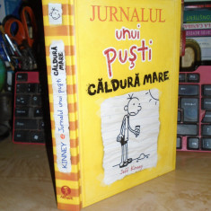 JEFF KINNEY - JURNALUL UNUI PUSTI * VOL. 4 : CALDURA MARE , 2011 ( CARTONATA )