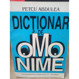 Petcu Abdulea - Dictionar de omonime (1997)