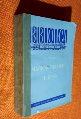 Marion Delorme, Hernani - Victor Hugo 1957 foto