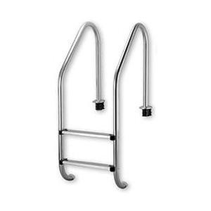 Scara pentru piscina, din inox AISI-304 cu 2 trepte pentru piscine NSL215-S foto