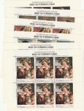 Yemen 1968 - Arta , Reproduceri de arta , UNESCO , Monumente Florenta , blocuri 6 valori , MNH , Mi.503A-508A, Nestampilat