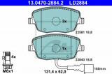 Set placute frana,frana disc VW POLO (9N) (2001 - 2012) ATE 13.0470-2884.2