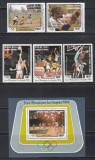 Comore 1984 - Jocurile Olimpice - Los Angeles, Serie + Colita, PA, RARE, MNH