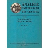 Analele Universitatii din Craiova. Seria Matematica-Fizica-Chimie, Volumul al VI-lea, 1978