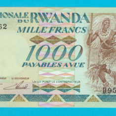 Rwanda 1.000 Francs 1988 'Gorile' UNC serie: D9567062