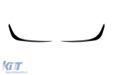 Aero splittere potrivite pentru bara frontala 63 a Mercedes C-Class W206, S206 dupa 2021, lac negru Performance AutoTuning