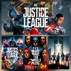Poster Justice League Afis A3 Batman Superman Flash Wonder Woman foto