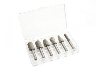 Set 6 freze cu ax 6-12,7mm, Geko G37510 foto