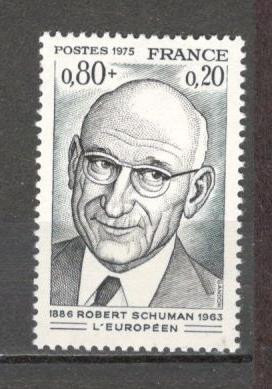 Franta.1975 12 ani moarte R.Schuman-om politic SF.808 foto