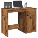 vidaXL Birou, lemn vechi, 100x50x76 cm, lemn prelucrat