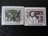 DDR-175 ANI DE LA NASTEREA LUI FRIEDRICH FROBEL,PEDAGOG-SERIE COMPLETA-NESTAMP