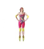 Costum Adulti Roller Skater Anii 80, Marimea M